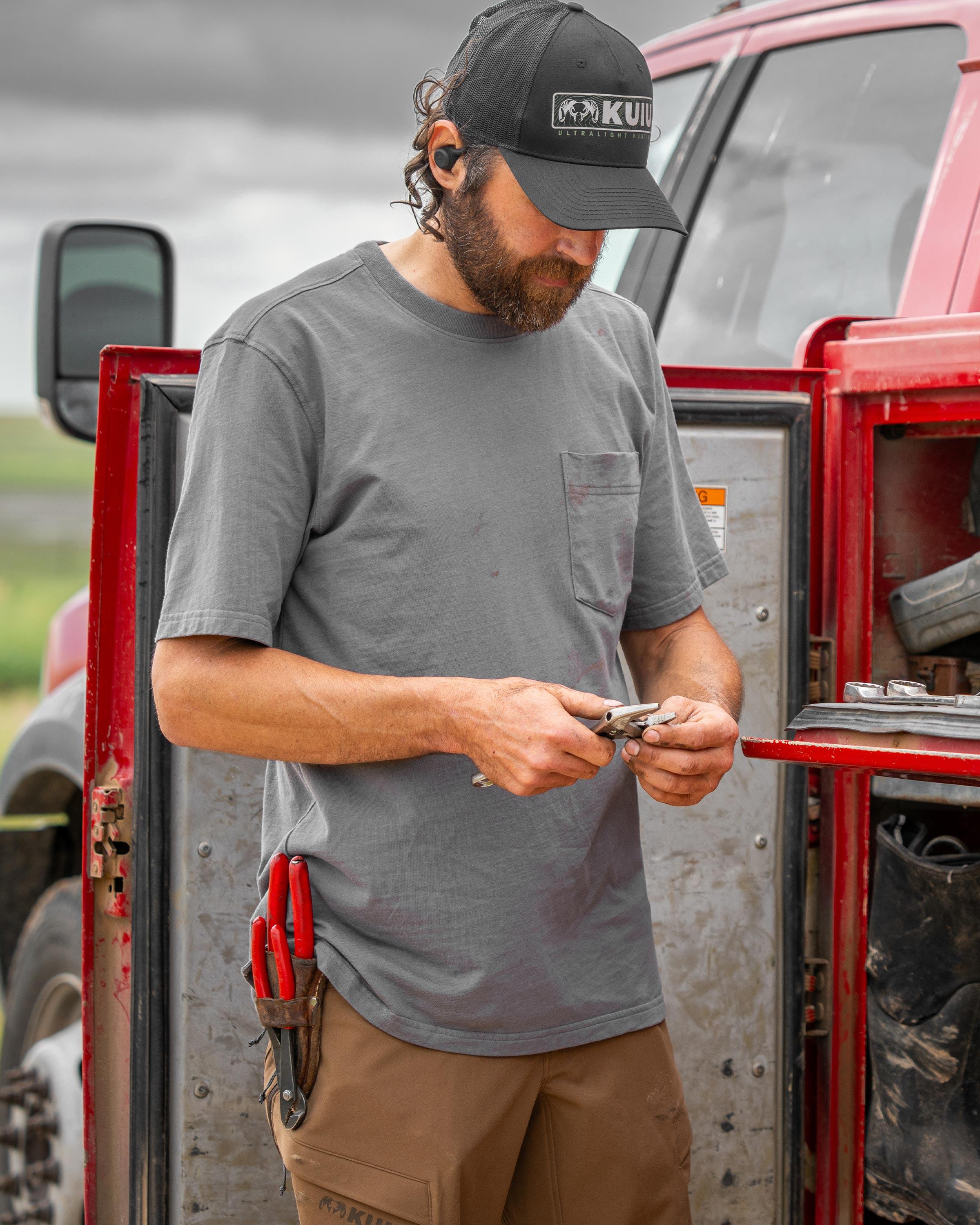 Workgrade SS Pocket Crew | Steel Blue - Image 6