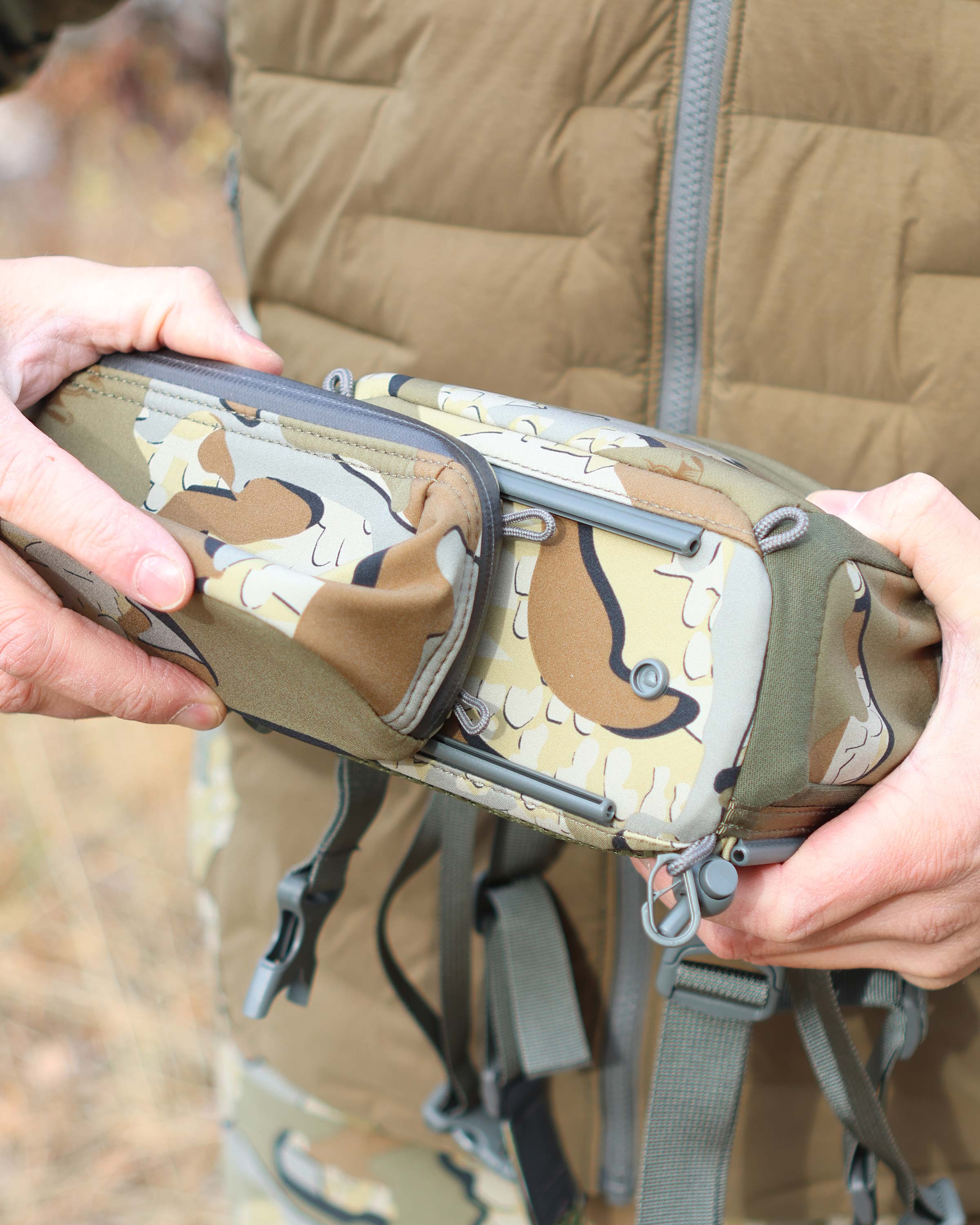 PRO G3 Bino Harness Accessory Pocket | Ash - Image 5